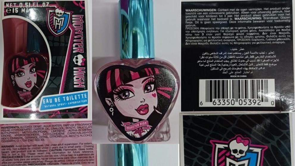 Zdraví nebezpečná toaletní voda MONSTER HIGH