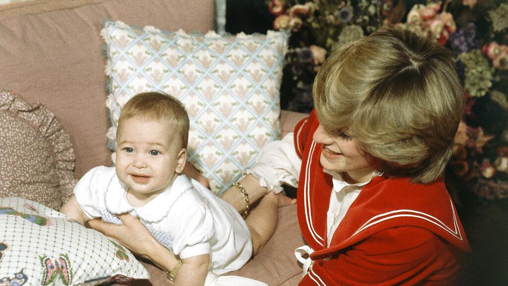 Princezna Diana a princ William, 1982