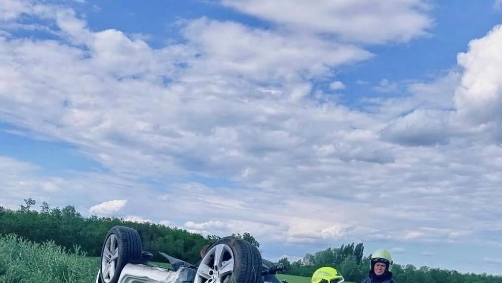 Dopravní nehoda v obci Chotín v okrese Komárno