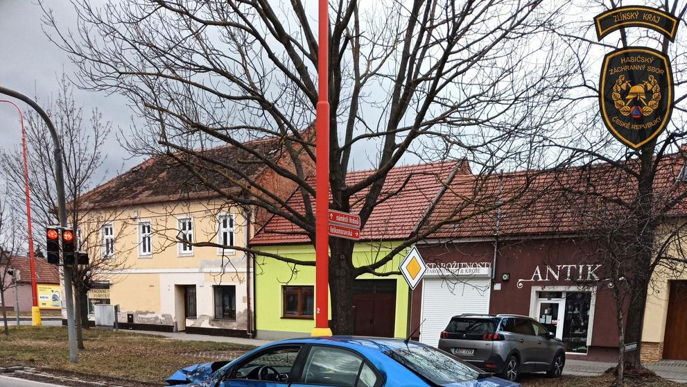 Nehoda hasičů na Uherskohradišťsku