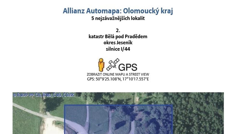 Silnice smrti v Olomouckém kraji - 2