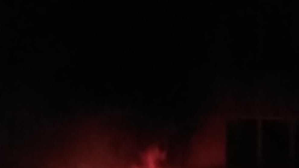 Požár bytu v Mostě
