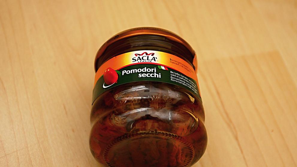Test - Sušená rajčata - Sacla