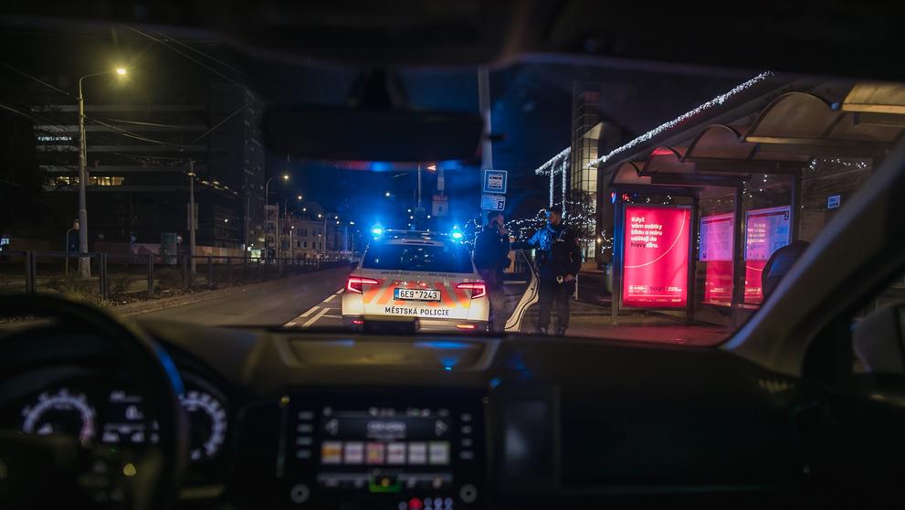 Zásahy policie o silvestrovské noci
