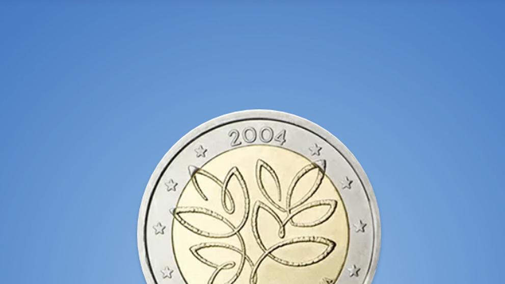 2 € Finsko - mince z roku 2004