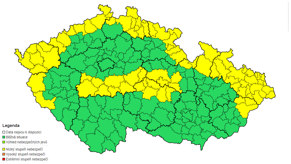 Výstraha ČHMÚ