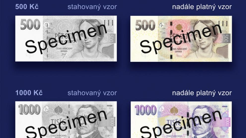 Bankovky stahované od roku 2022 - 2