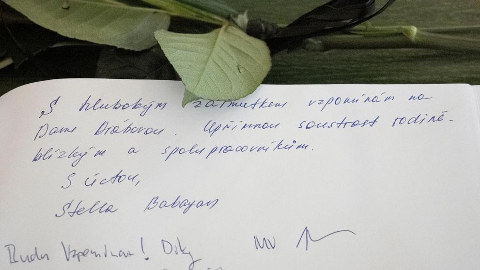 Dana Drábová, pietní místo