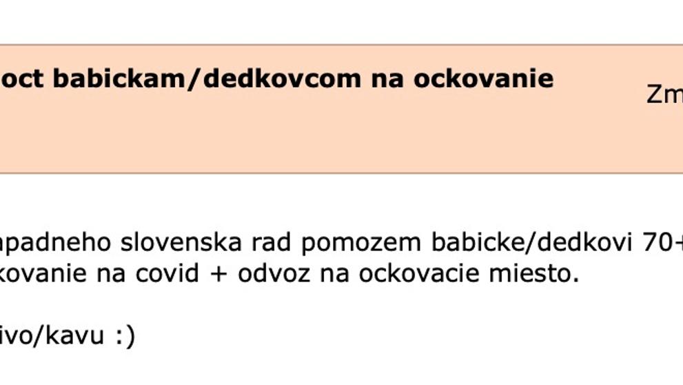 Slováci si najímají seniory kvůli očkování - 10