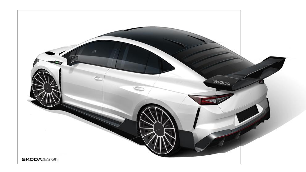 Koncepční vůz Škoda Enyaq RS Race