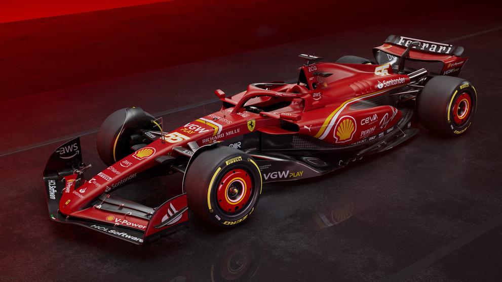 Monopost stáje Formule 1 Ferrari pro rok 2024