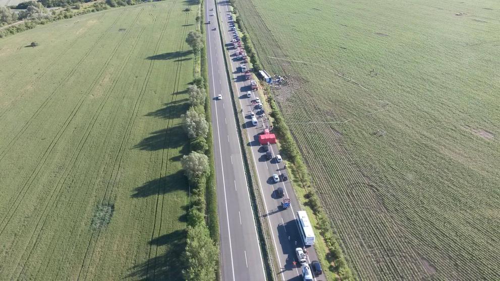 Nehoda autobusu se studenty u Piešťan
