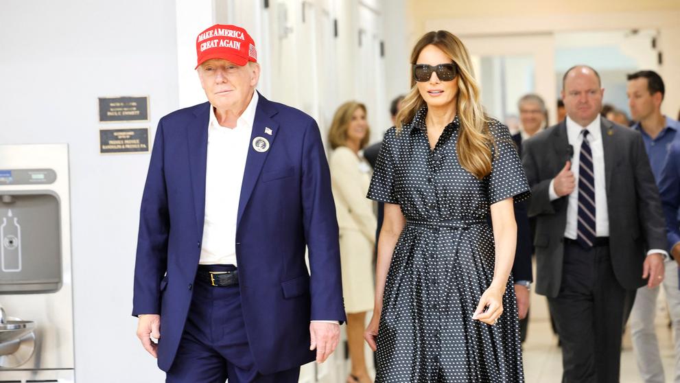 Donald Trump s manželkou Melanií Trumpovou