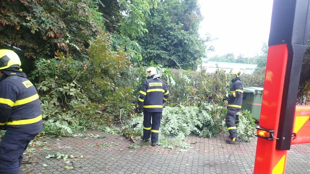 Vytrvalý desť v Moravskoslezském kraji - 2