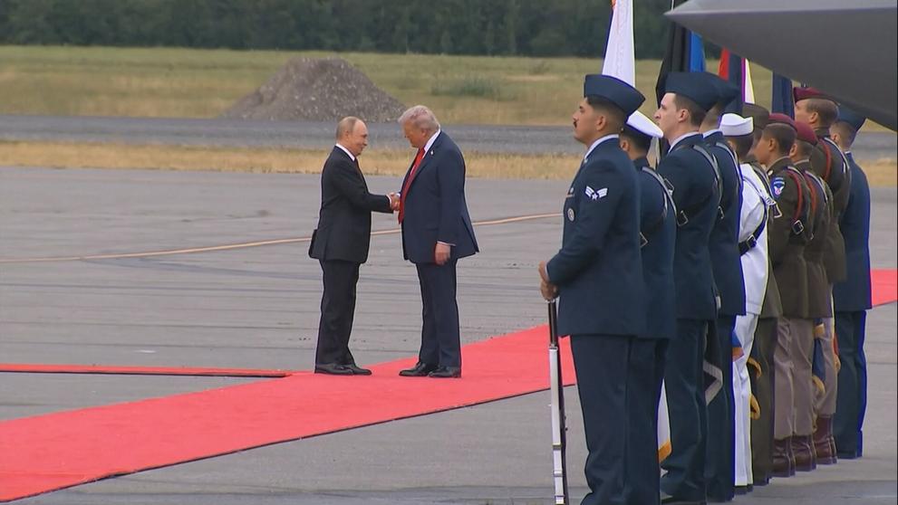 Donald Trump a Vladimir Putin