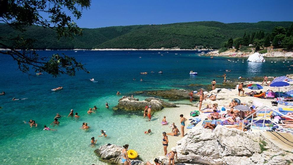 Nejkrásnější pláže v Chorvatsku - Girandella, Rabac