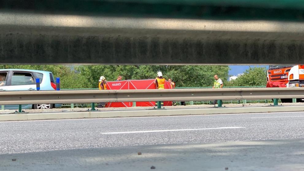 Smrtelná nehoda na D10 u Mladé Boleslavi - 2