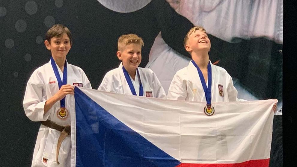 Vojtěch Andrš, Matyáš Houska a Jan Stránský vybojovali bronz