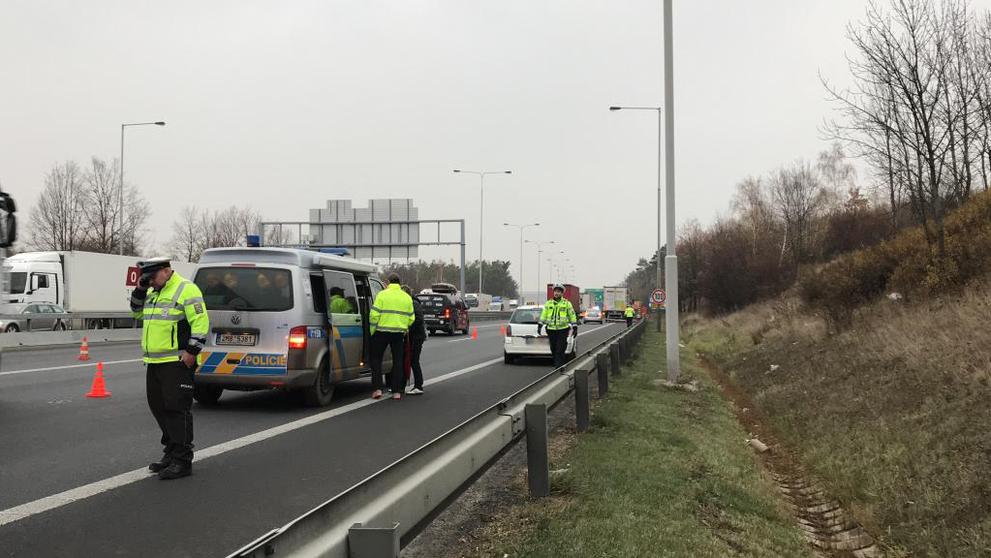 Sražený muž na Štěrboholské spojce v Praze - 3