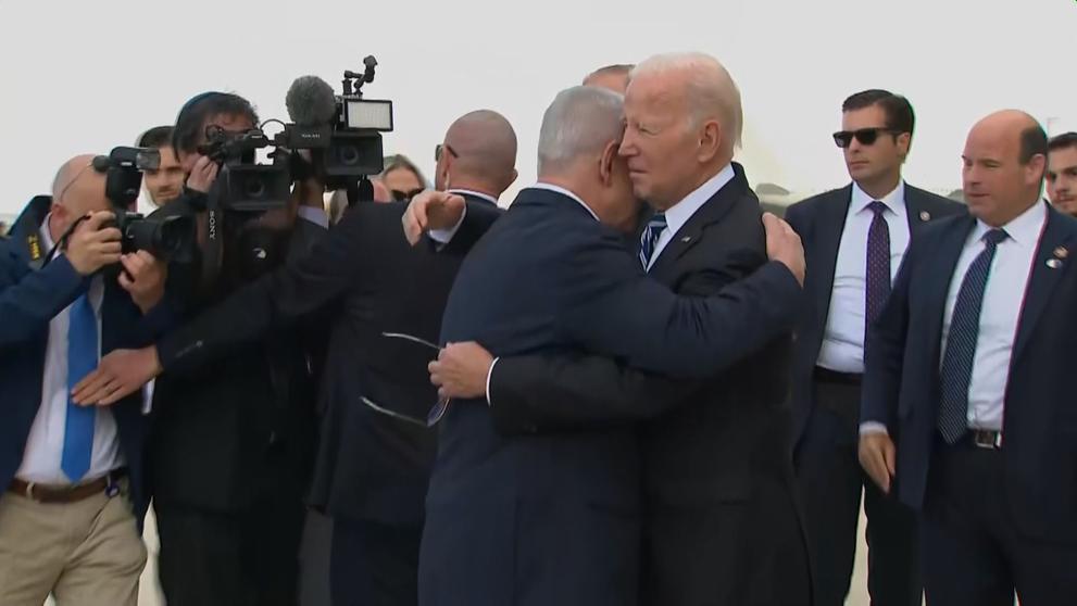 Joe Biden v Izraeli, 18. 10. 2023
