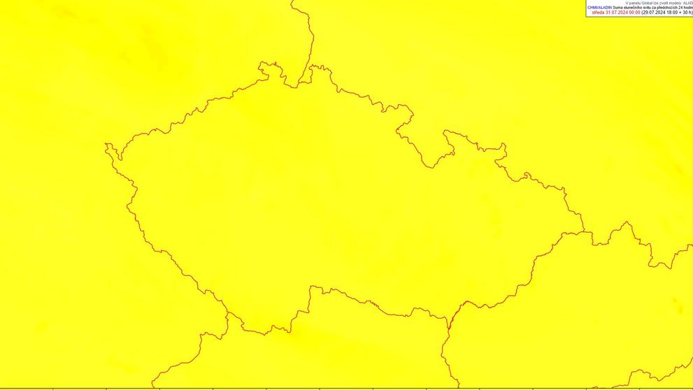 Sluneční svit dnes, 30. 7.