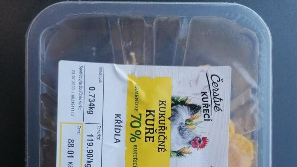 Varování pro spotřebitele salmonela ve dvou šaržích kuřecího masa ze zahraničí (1)
