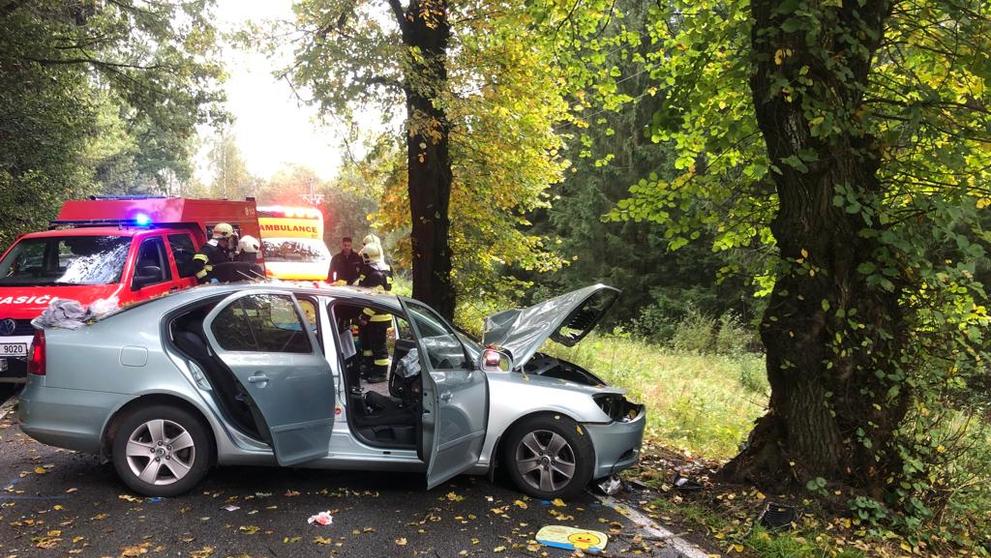 Dopravní nehoda u Vyššího Brodu