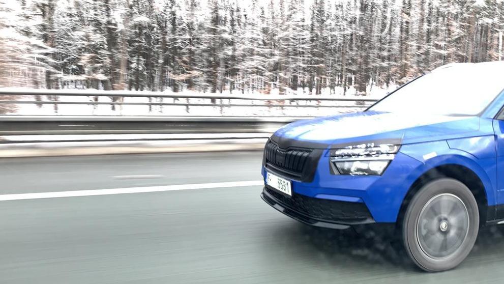 Škoda Kamiq - testovací jízda na D11 - 9