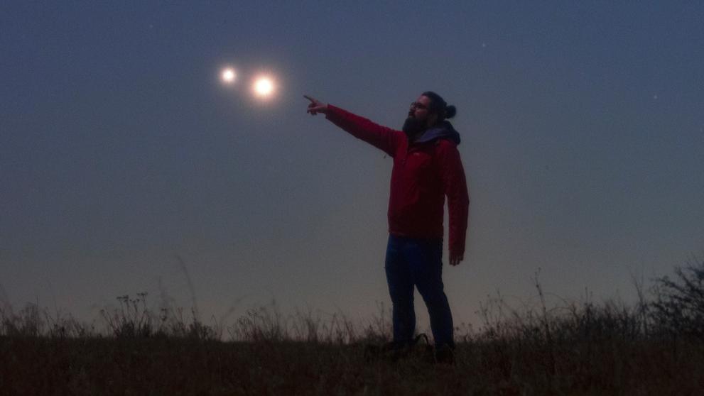 Konjunkce Venuše a Jupiteru