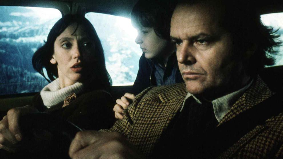 Shelley Duvallová a Jack Nicholson ve filmu Osvícení, 1980