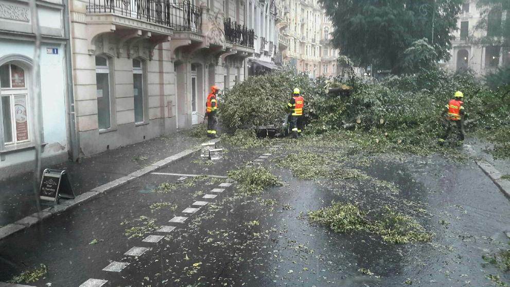 Bouře na Karlovarsku