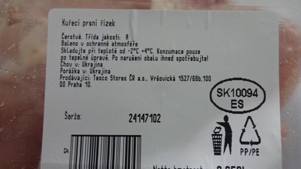 Kuřecí prsní řízky s bakterií způsobující salmonelózu (1)