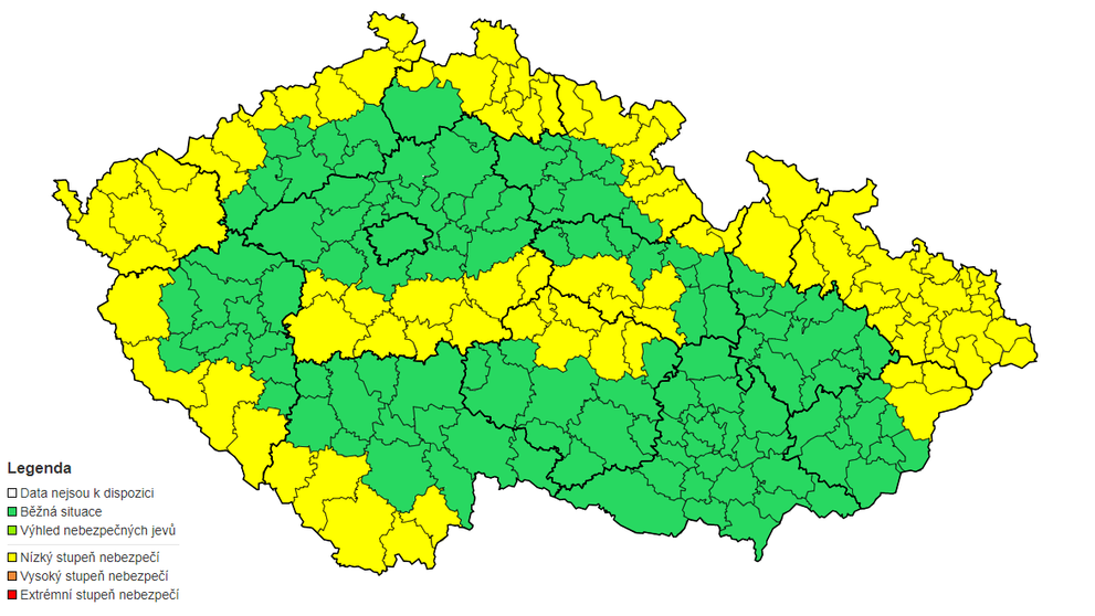 Výstraha ČHMÚ