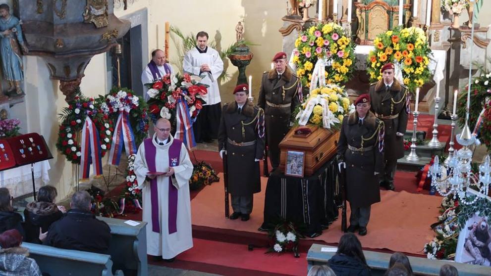 Rozloučení s válečným veteránem z Afghánistánu Jaroslavem Mevaldem - 2