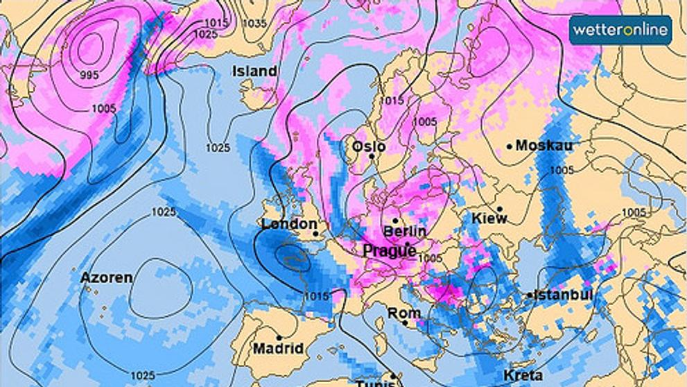 Mapa srážek - 3. 3.