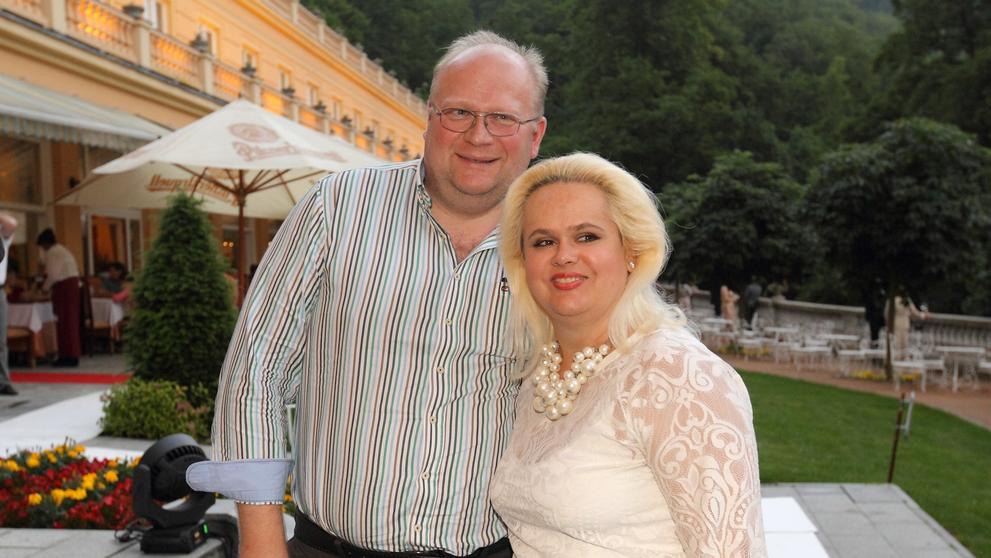 Monika Štiková s manželem Michalem, 5. 7. 2013