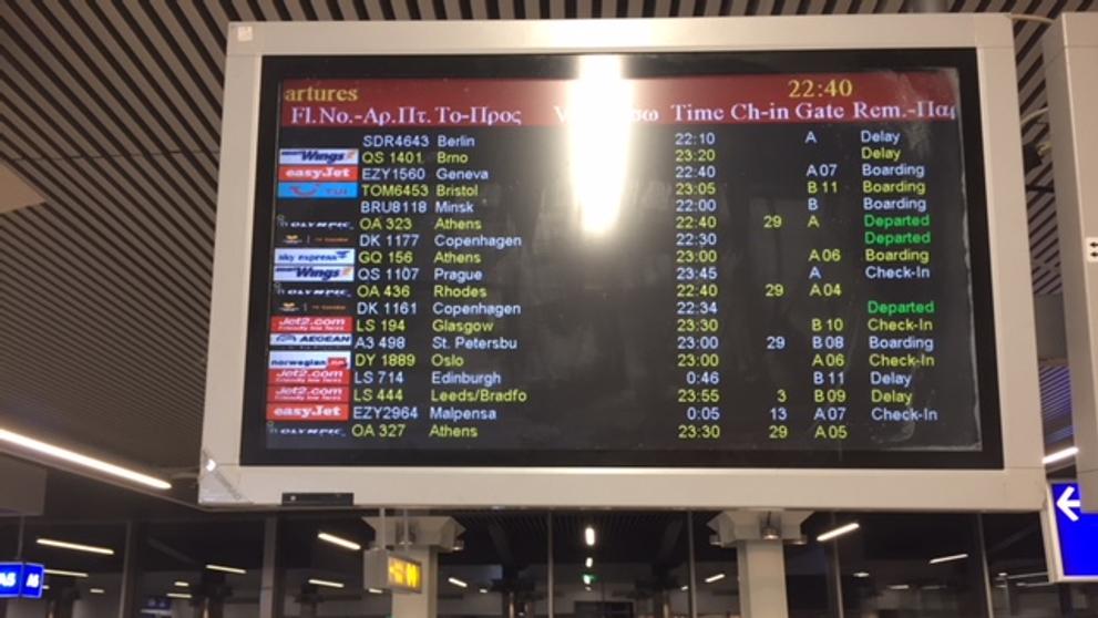 Zpoždění cestujících Travel Service z Heraklionu do Brna - 1