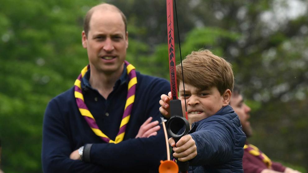 Princ William s rodinou si užili den