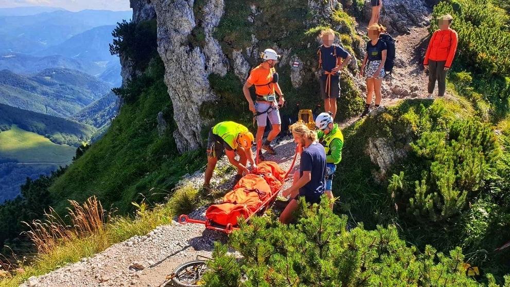 Komplikovaná záchrana české turistky na Slovensku - 4
