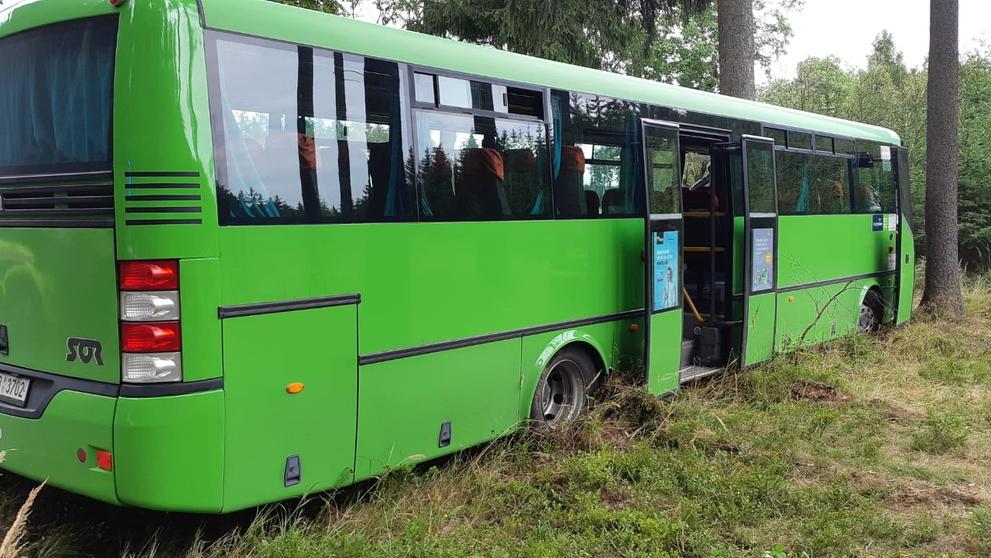 Nehoda autobusu u Žďáru