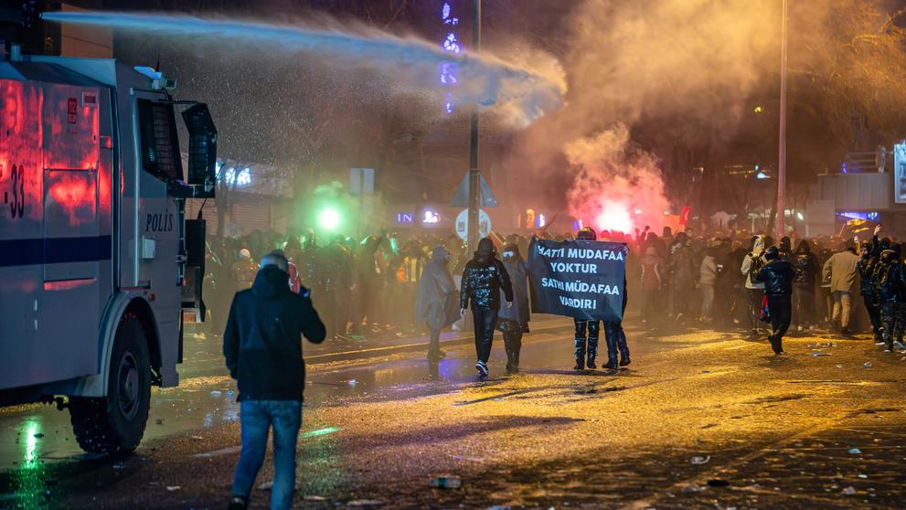 Protesty v Turecku, 25. 3. 2025 Ankara (2)