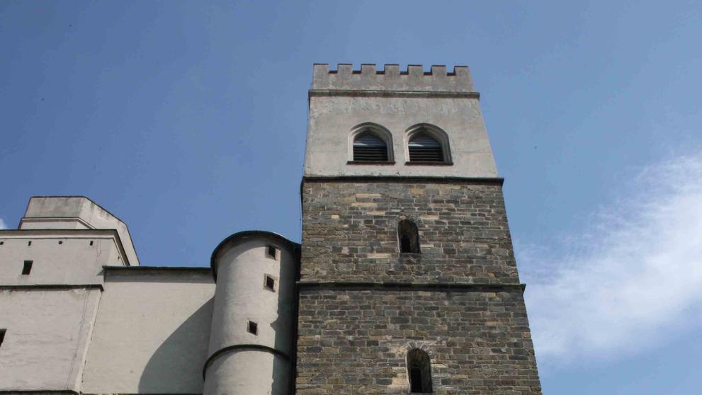 Anička skočila z věže kostela svatého Mořice v Olomouci. - 1
