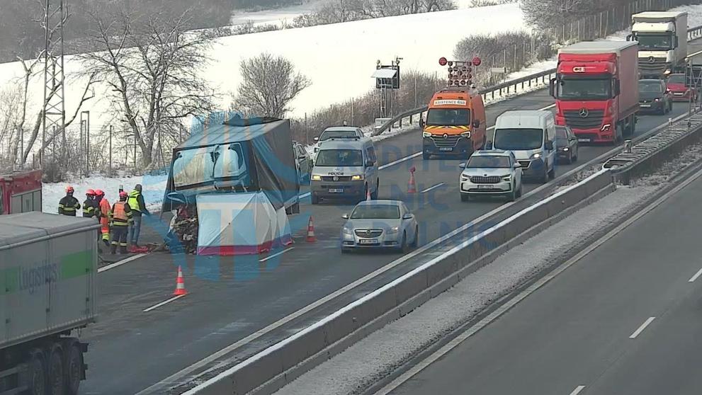 Dopravní nehoda na D1 (2)