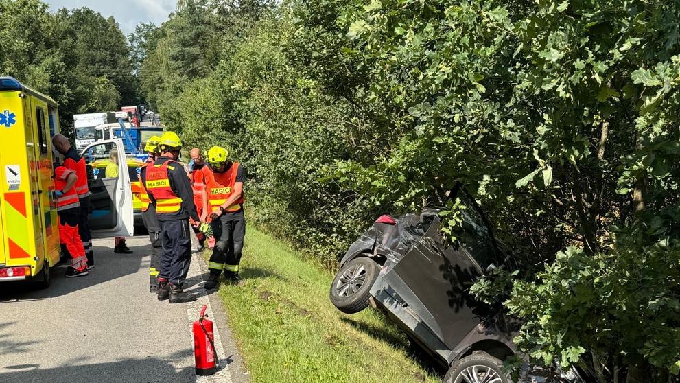 Nehoda na Jindřichohradecku  (3)