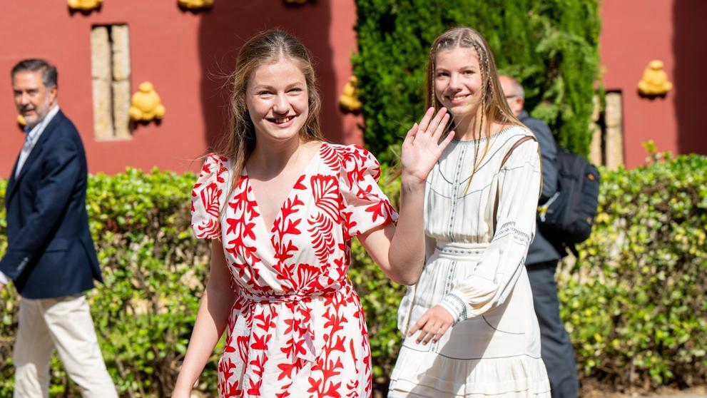 Princezna Leonora se svou sestrou Sofií, 3. 7. 2022