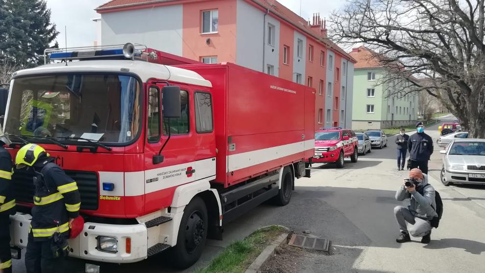 Dezinfikování bytových domů v Uherském Brodu