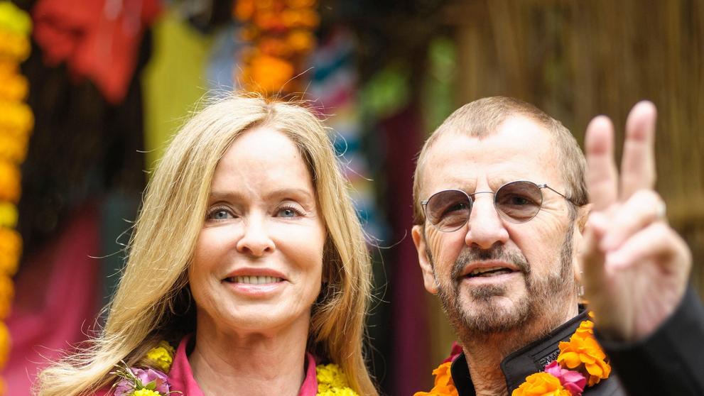 Barbara Bach a Ringo Starr, 20. 5. 2013