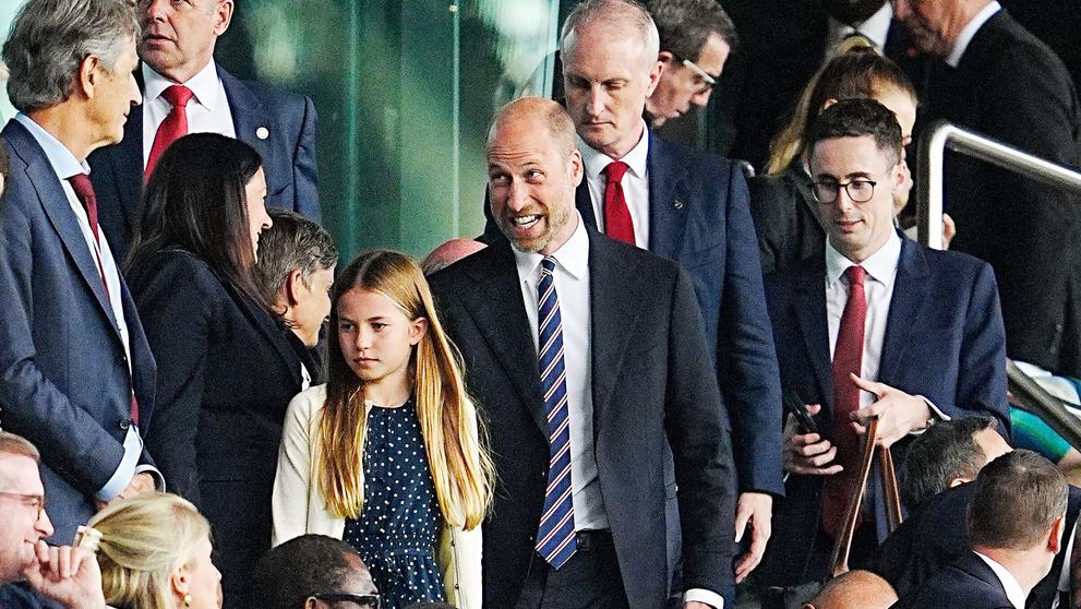 Princezna Charlotte na fotbale