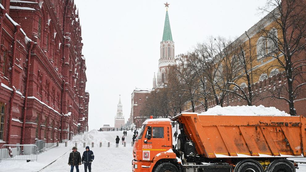 Zasněžené Rusko, 15. 12. 2023 Moskva