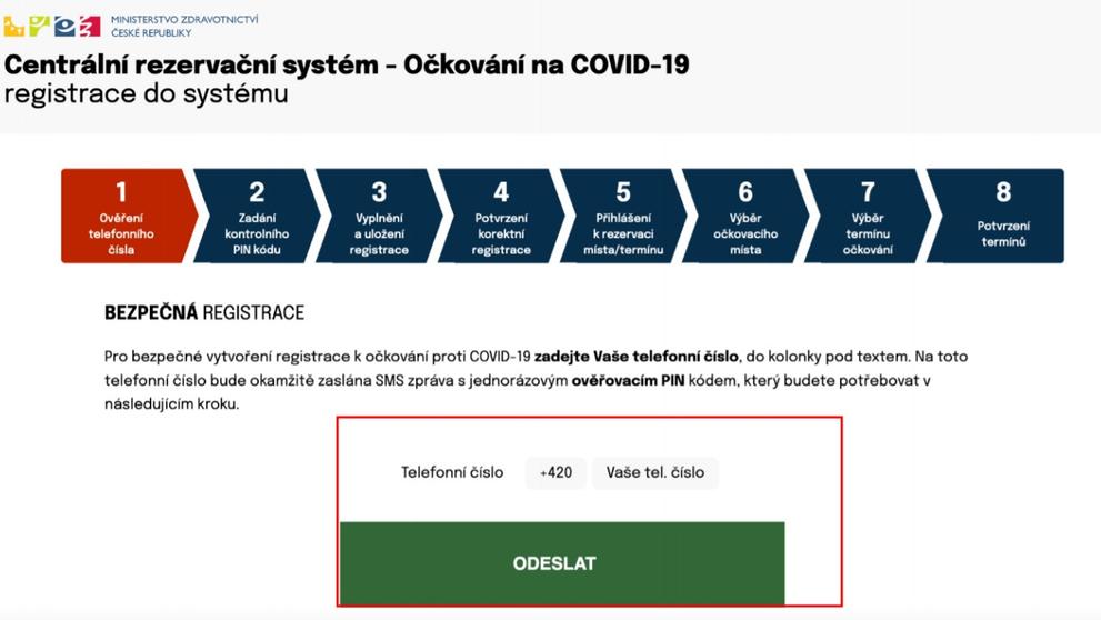 Rezervační systém na očkování - 2